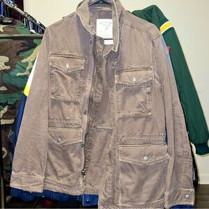 American eagle brown jacket size small